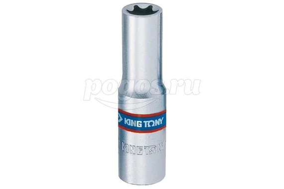 Головка торцевая TORX Е-стандарт (E8; 63 мм; 3/8") KING TONY 327508M
