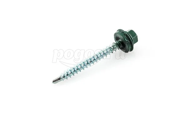 Саморез кровельный 4.8х51 RAL-6005