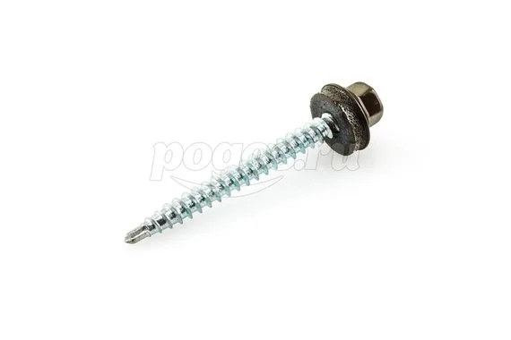Саморез кровельный 4.8х51 RAL-8017