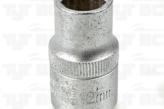 Головка торцевая 12-гранная, 1/2", 12мм  АРСЕНАЛ /6/ 