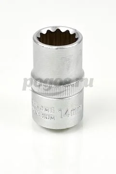 Головка торцевая 12-гранная, 1/2",14мм АРСЕНАЛ