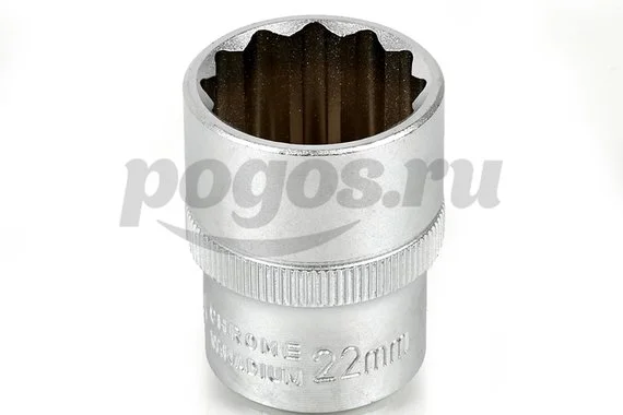 Головка торцевая 12-гранная, 1/2", 22мм АРСЕНАЛ