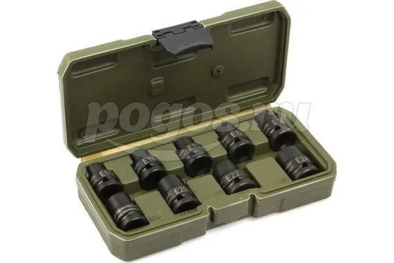 Набор головок ударных TORX (9 шт; Е10-Е24; 1/2'') Дело Техники 663109