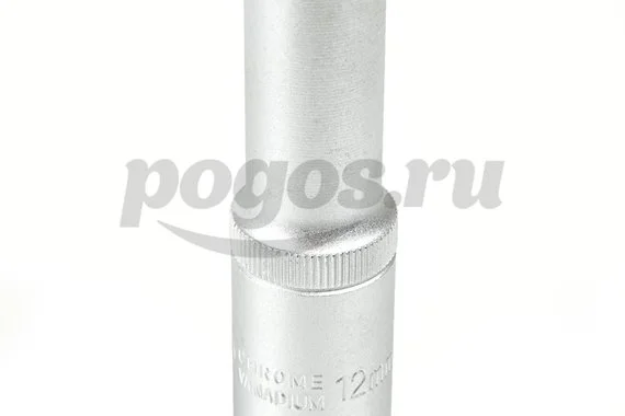 Головка торцевая 6-ти гранная удлиненная, 1/2", 12мм  АРСЕНАЛ /6/ 