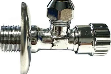 Кран шаровый угловой пробко-сальниковый 1/2"х10 цанга  Remer