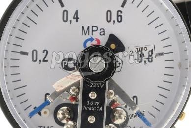 Манометр электроконтактный ТМ-510Р.05 (0... 1,0 МПа) М20*1,5: кл.точ.-1,5  РОСМА