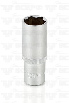 Головка торцевая 12-ти гранная удлиненная, 1/2", 21мм  АРСЕНАЛ /4/ 
