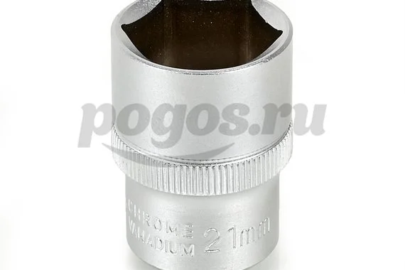 Головка торцевая 6-ти гранная, 1/2", 21мм  АРСЕНАЛ /4/ 