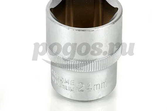 Головка торцевая 6-ти гранная, 1/2", 24мм  АРСЕНАЛ /4/ 