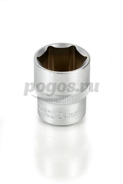 Головка торцевая 6-ти гранная, 1/2", 24мм  АРСЕНАЛ /4/ 