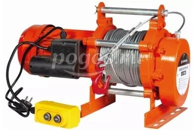 Лебедка электрическая 220V 500/1000кг 2,2кВт трос 6мм 60/30м