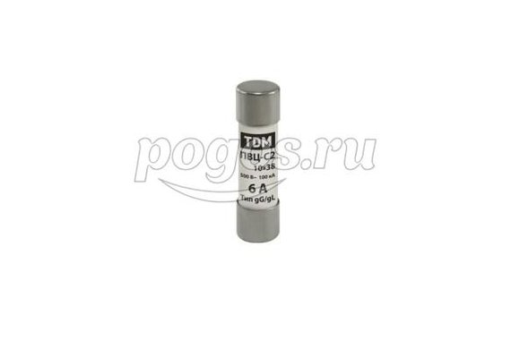 Плавкая вставка ПВЦ-С2 10*38 6А, TDM
