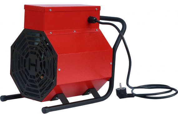 Пушка электрическая 3кВт, 350м³/ч, 220В, 3 режима шестигранная  HINTEK