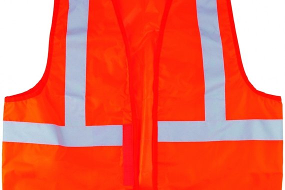 Жилет сигнальный, оранжевый XXL  СИБРТЕХ
