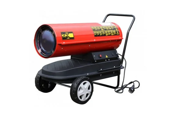 Пушка дизельная 30кВт, 720м³/ч, расход 2,8л/ч, 56л до 300м2 DIS 30  HINTEK