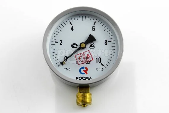 Манометр РОСМА ТМ-510Р.00 (0...10 кгс/см2) М20х1.5