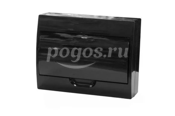 Бокс ЩРН-П-8 модулей навесной пластик IP41, Антрацит  TDM