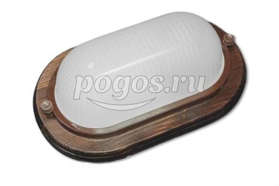 Светильник НПБ 1401 венге/овал 60Вт IP54  TDM