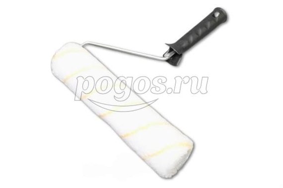 Валик полиамид 240мм ворс 11мм бюгель 6мм ф42мм с желтой полосой  DECOR