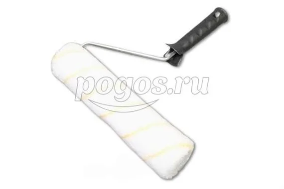 Валик полиамид 240мм ворс 11мм бюгель 6мм ф42мм с желтой полосой  DECOR
