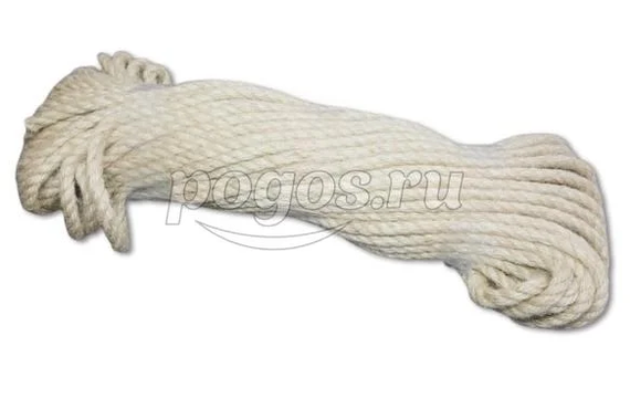 Канат джутовый ф10мм  50 метров разрывная нагрузка 442кгс  