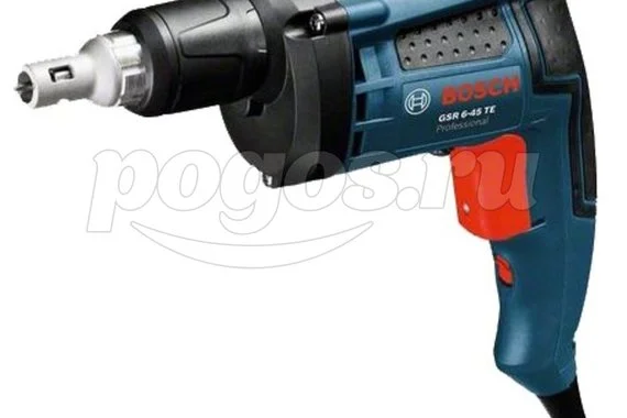 Шуруповерт сетевой 220B 710Вт 0-4500об/мин 12Нм GSR 6-45 TE Professional  BOSCH