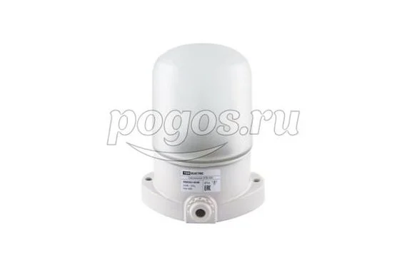 Светильник НПБ400П настенно-потолочный белый, IP54, 60 Вт, основание-поликарбонат, Народный  TDM