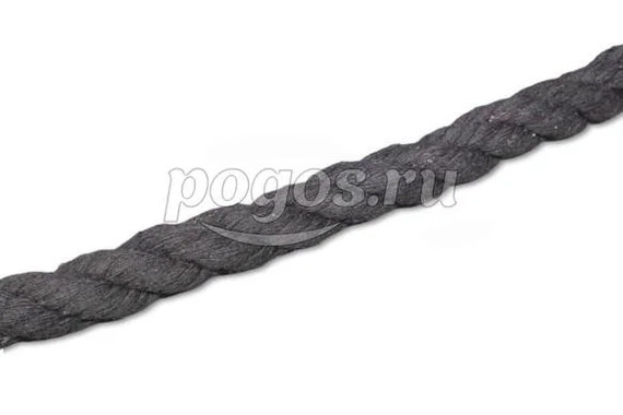 Канат хлопчатобумажный ф19мм разр.нагр.1150кгс ЧЕРНЫЙ  