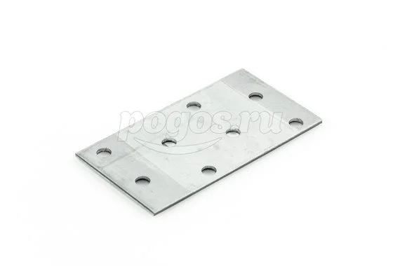 Пластина крепежная  40 *80*1,5мм универсальная цинк