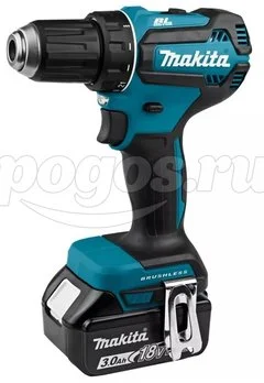 Шуруповерт аккумуляторный б/щет 18В 2*3,0Ач Li-lon 500-1900об/мин 50Нм DDF485RFE кейс  MAKITA