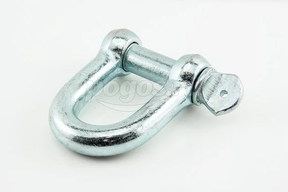 Скоба такелажная 32мм прямой тип 4500кгс цинк DIN 82101