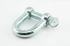Скоба такелажная 32мм прямой тип 4500кгс цинк DIN 82101