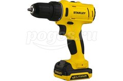 Шуруповерт акк 12В 2*1,5Ач Li-Ion 1500об/мин 10мм ЗУ кейс  STANLEY