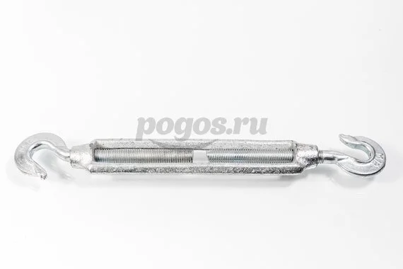 Талреп М12 крюк-крюк 210-310мм 500кгс цинк DIN 1480