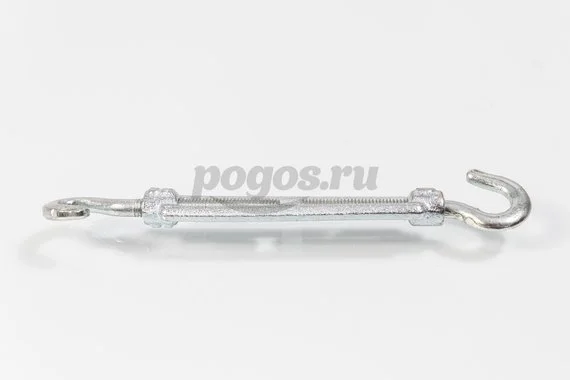 Талреп М6 крюк-крюк 127-158мм 80кгс цинк DIN 1480