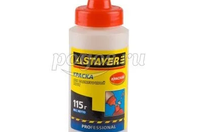 Краска для разметочной нити красная 115гр  STAYER