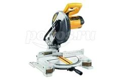 Электропила торцовочная 1,65кВт 4600об/мин 30х254мм  DEWALT