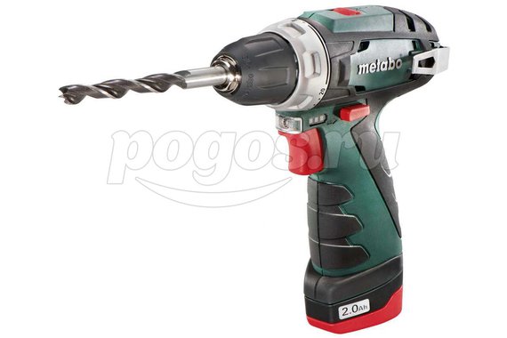 Шуруповерт аккумуляторный 10,8В 2*2Ah Li-Ion 360-1400об/мин 34Hm POWERMAXX BS BASIC SET  METABO