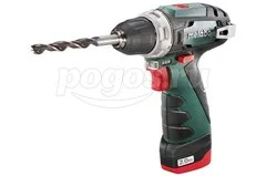 Шуруповерт аккумуляторный 10,8В 2*2Ah Li-Ion 360-1400об/мин 34Hm POWERMAXX BS BASIC SET METABO