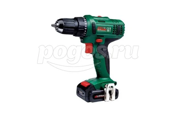 Шуруповерт аккумуляторный 12В 2*1.5Ач Li-Ion 1250об/мин 25Нм ЗУ кейс ABS-12 L-2 DWT  