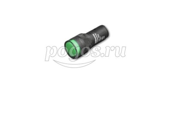 Лампа AD16DS 12В зеленая   TDM