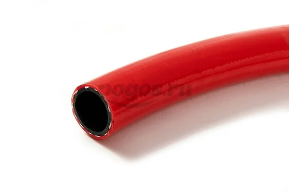 Шланг поливочный 25х33мм, армированный, красный