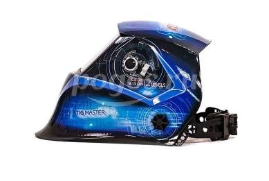 Маска сварщика "Хамелеон" SUN-7 TIG MASTER (5-8DIN/9-13DIN), 4 сенсора, сменная батарея  AURORA