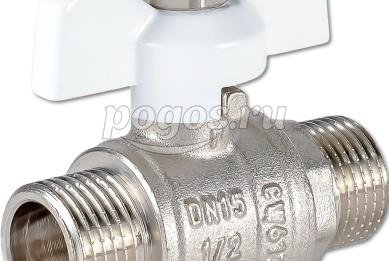 Кран шаровый 1/2" MM бабочка PF   ProFactor