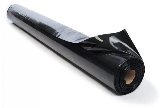 Пленка полиэтиленовая т.200мкм ш.1500мм чёрная рукав ( 15м)