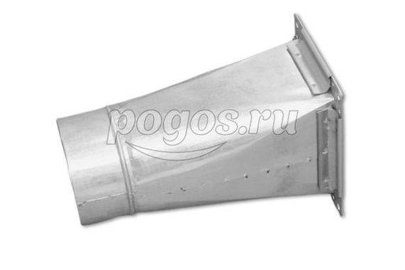 Переходник 150х175мм на d 160мм  