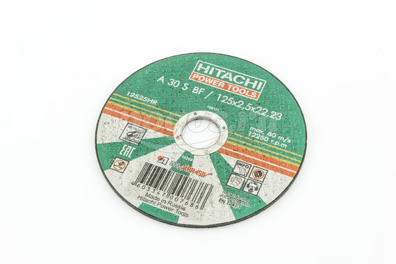 Диск отрезной HITACHI по металлу 125х2.5х22