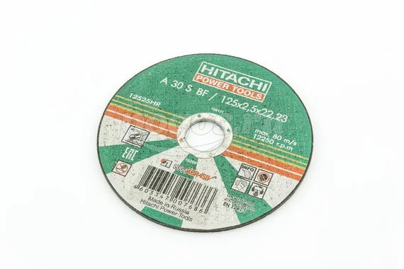 Диск отрезной HITACHI по металлу 125х2.5х22