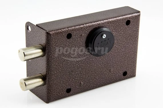 Замок накладной сувальдный 2 ригеля 5 ключей  СЕНАТ