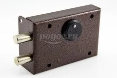 Замок накладной сувальдный 2 ригеля 5 ключей  СЕНАТ